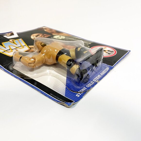 WWE Retro Series 2 Stone Cold Steve Austin Mattel 2017 New in Damaged Package - Picture 6 of 7